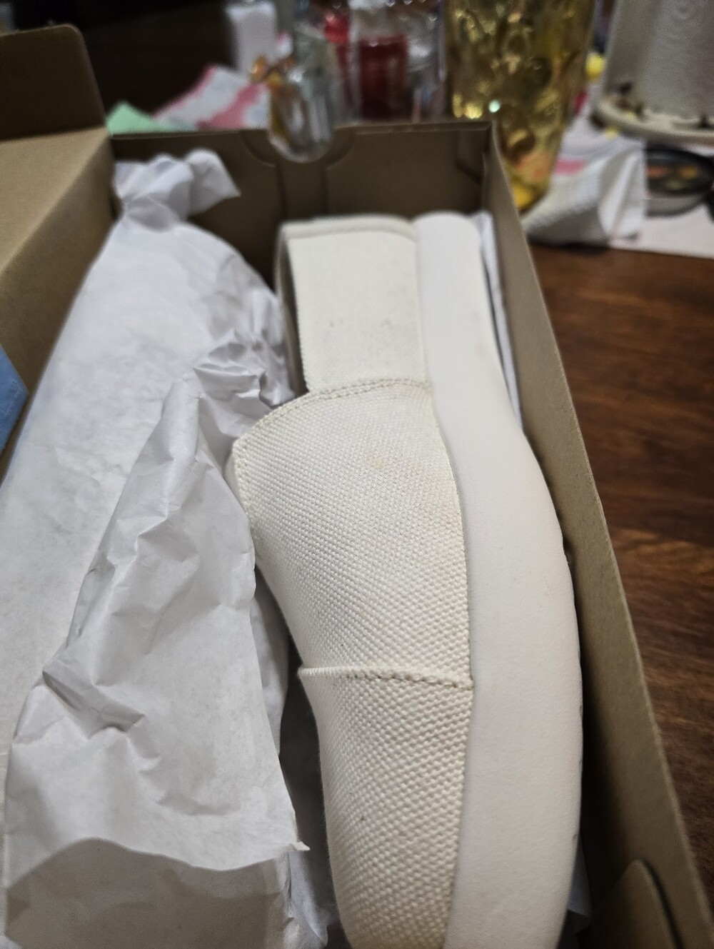 Toms Slip-On Canvas Sneakers in Off-White